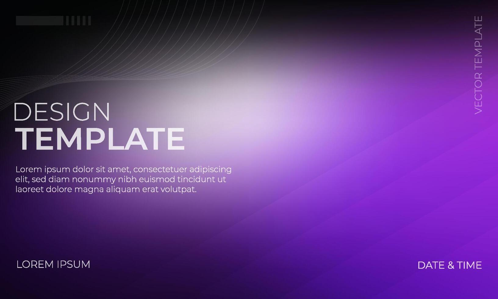 Elegant Purple and White Gradient Abstract Background vector
