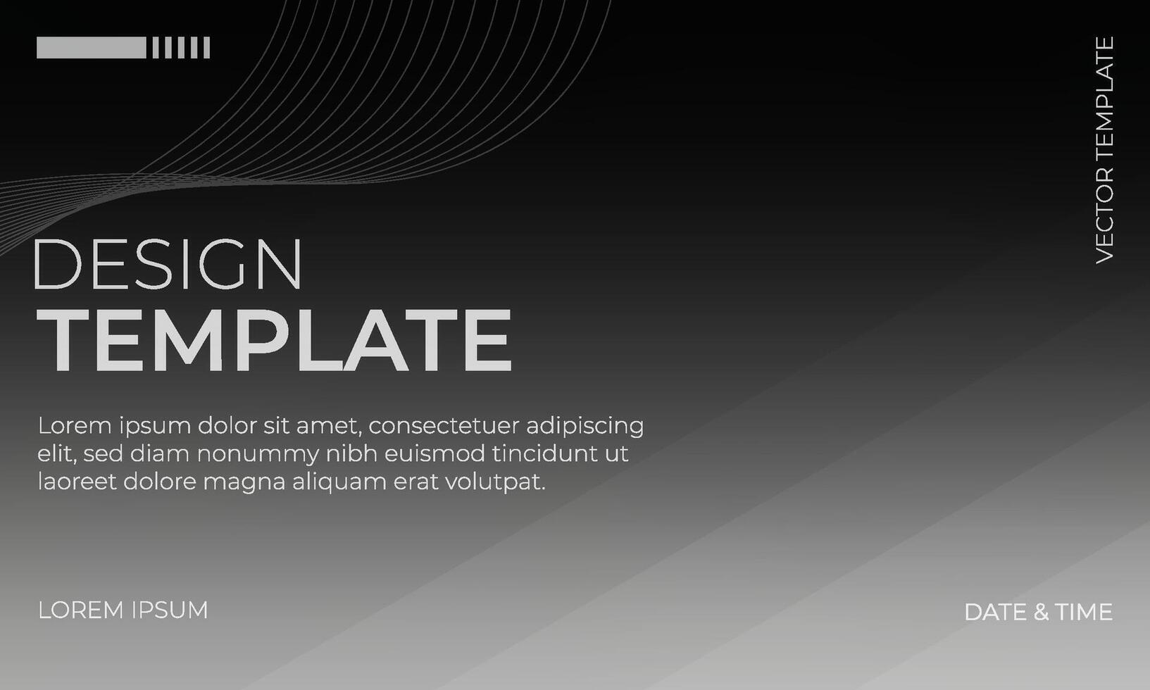 Sleek Black and Gray Gradient Background Artwork vector