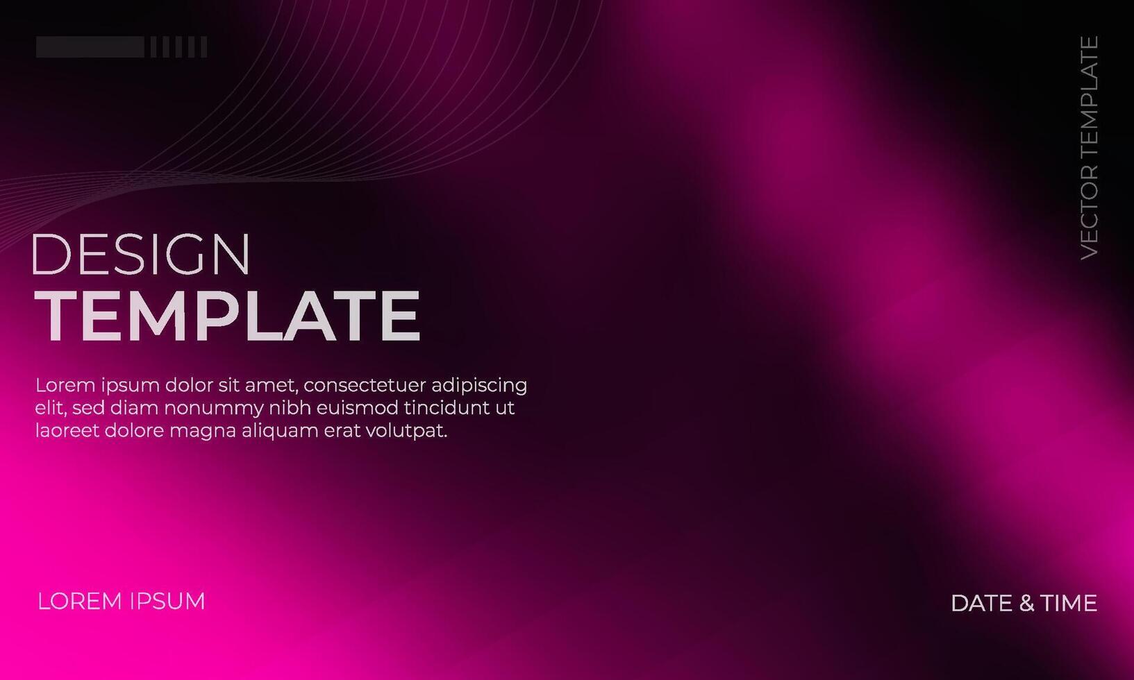 Stylish Black and Magenta Gradient Artwork vector