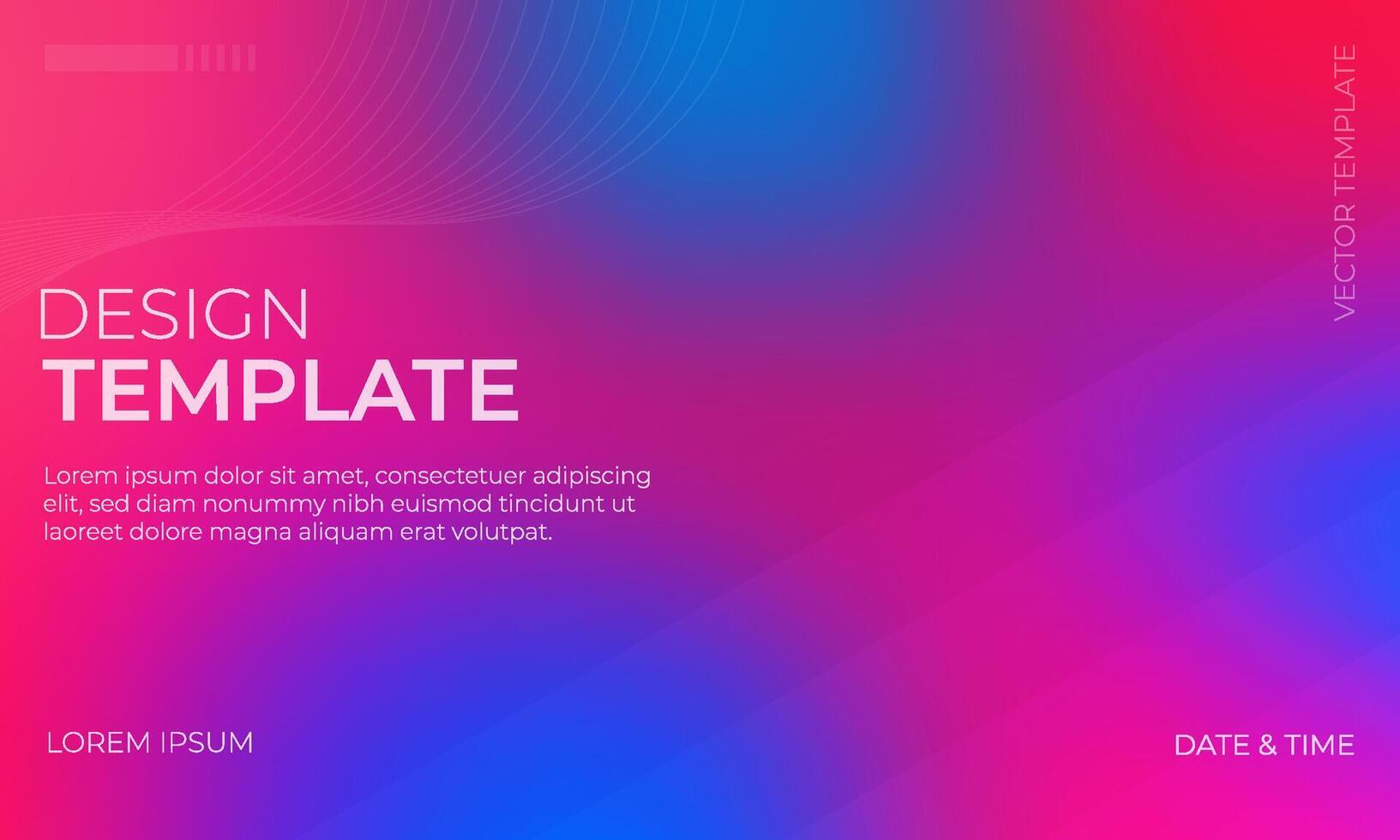Eye-Catching Blue Red and Magenta Gradient Background Design vector