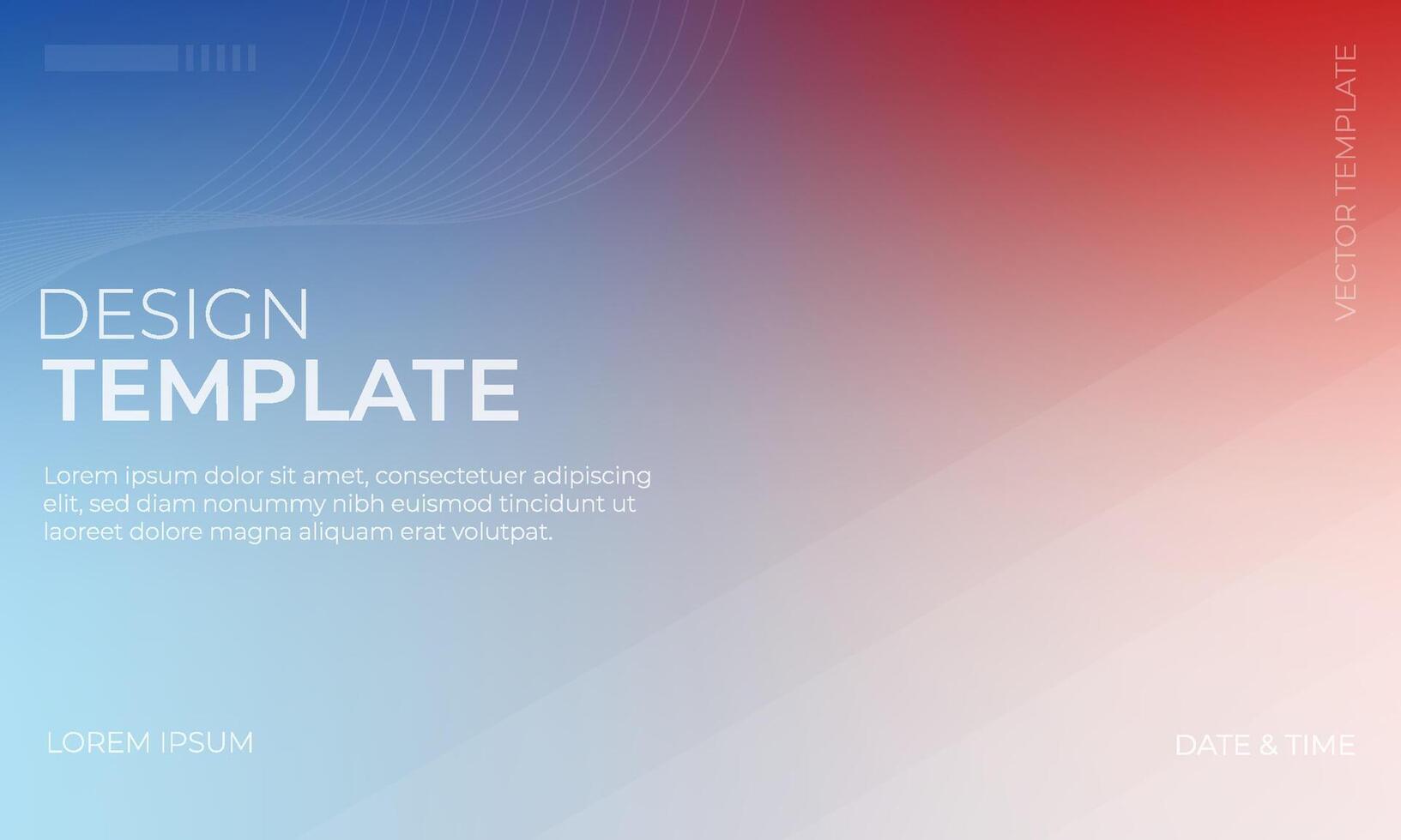 Soft Blue Red and White Gradient Background for Designs vector