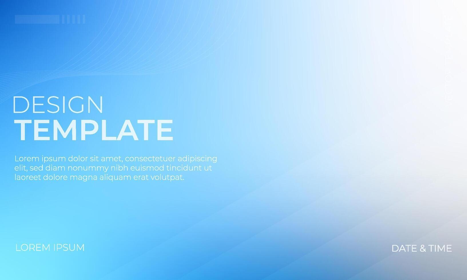 Sleek Blue White Gray Gradient Background Illustration vector
