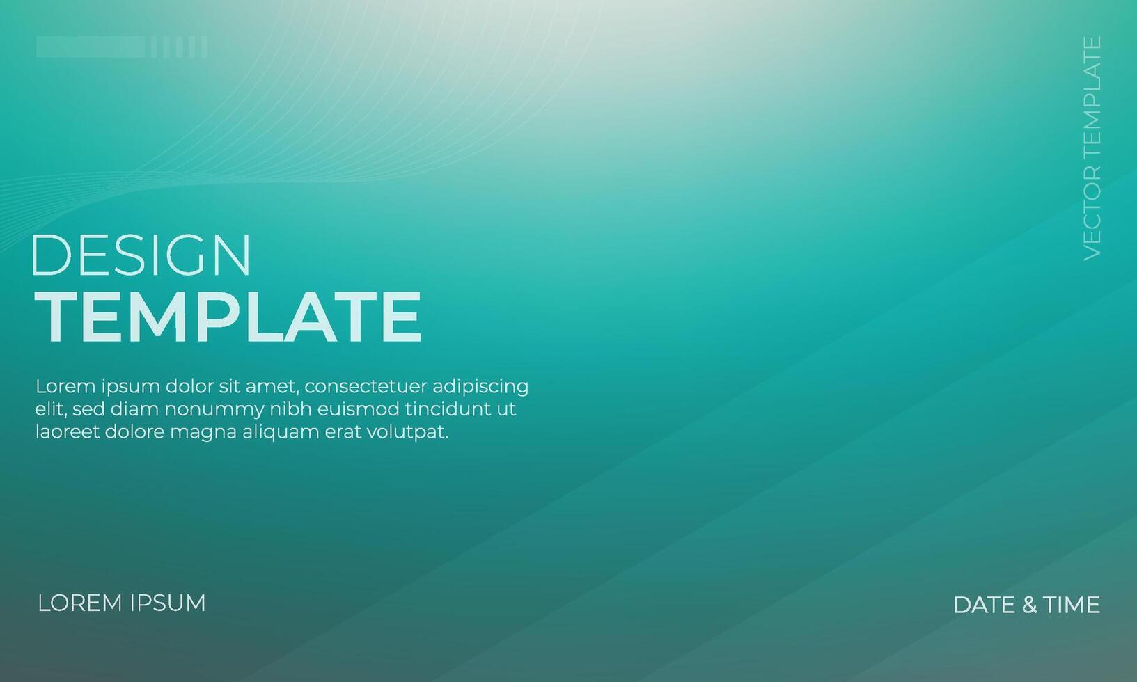 Teal and Green Gradient Background with Gray Accents vector