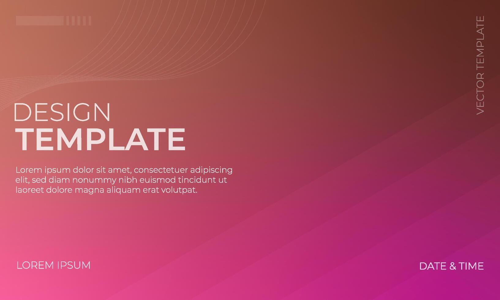 Beautiful Brown and Magenta Gradient Background vector