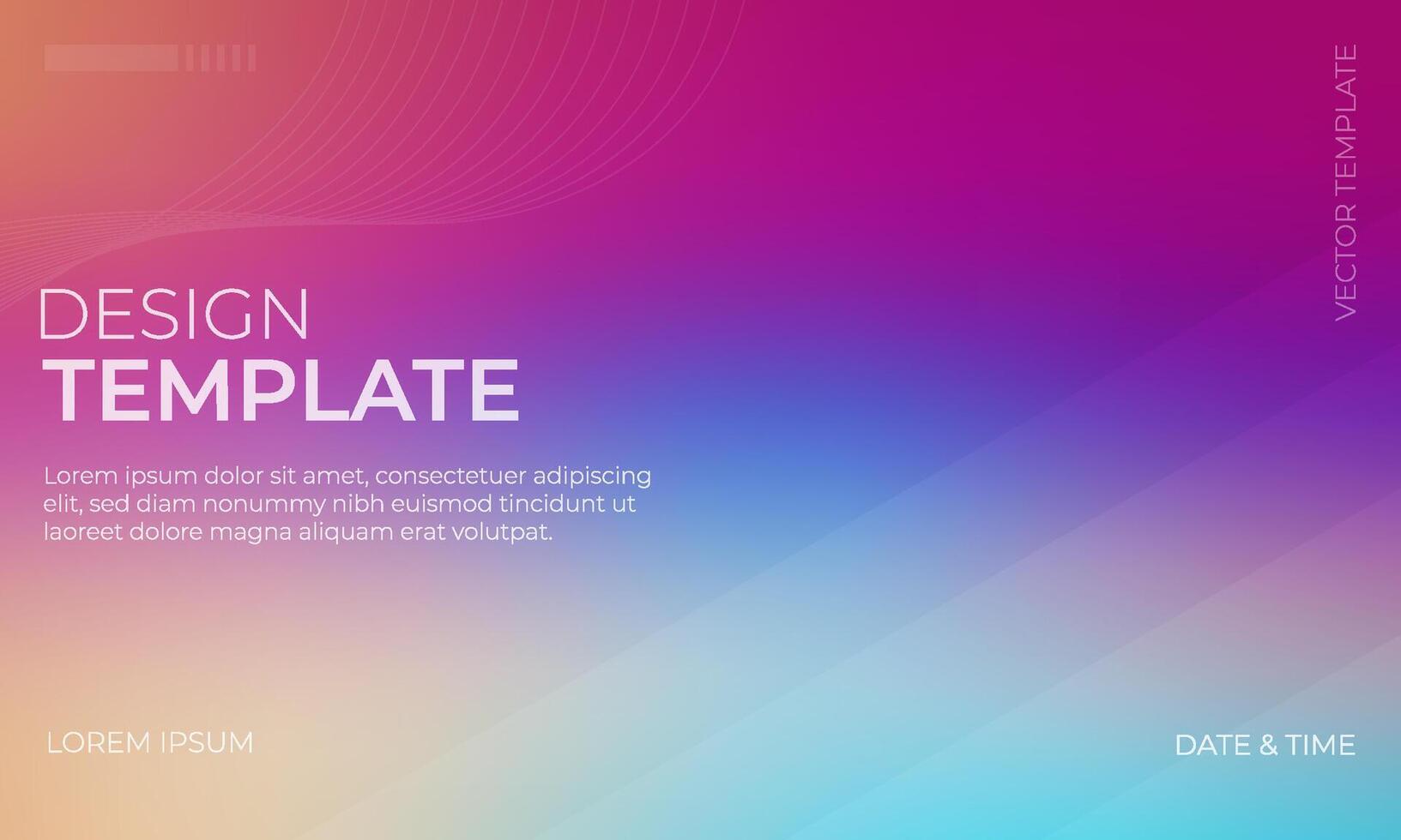 Creative Magenta Blue Brown Gradient Background Illustration vector