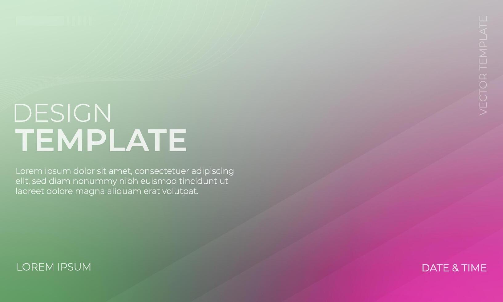Abstract Green Gray and Magenta Gradient Background vector