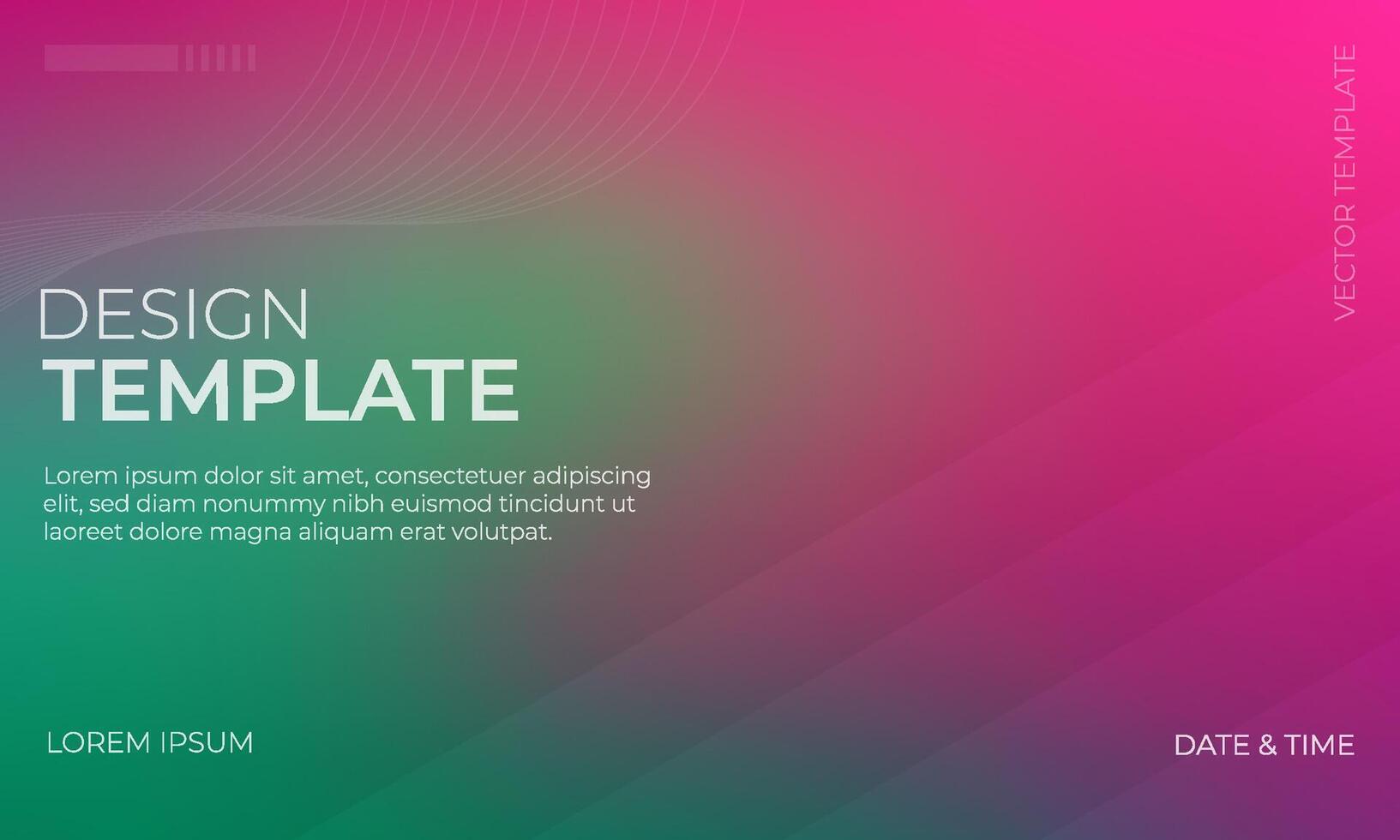 Digital Artwork with Green and Magenta Gradient Background for Creative Projects vector