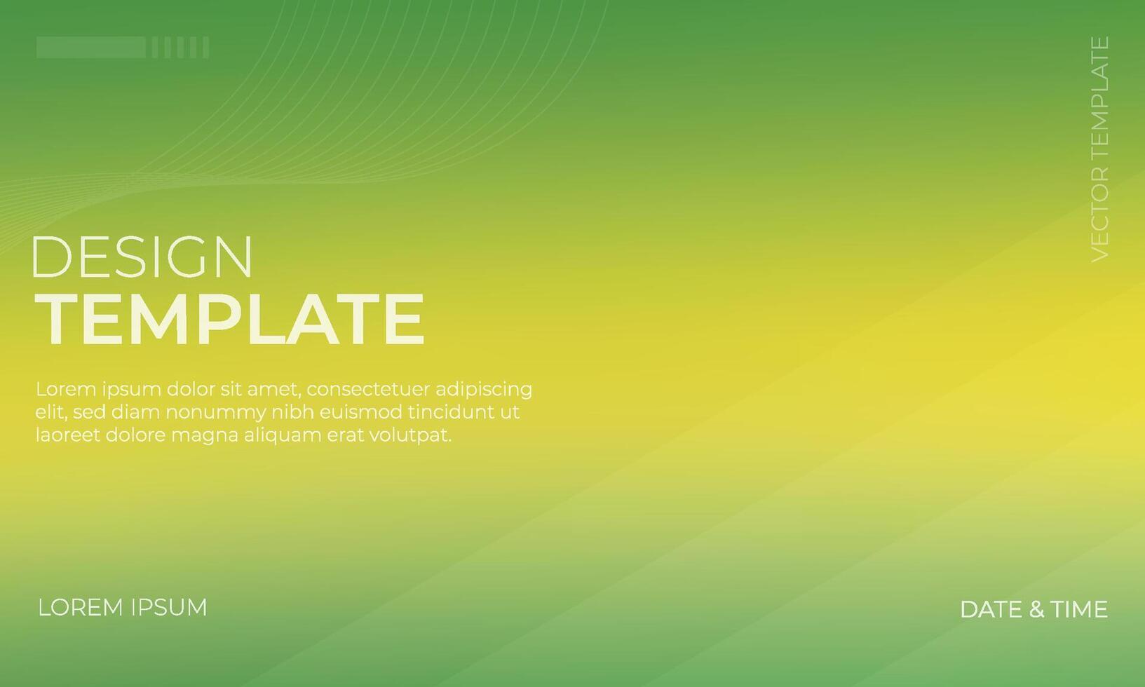 Green and Yellow Gradient Background Design in Illustrator vector