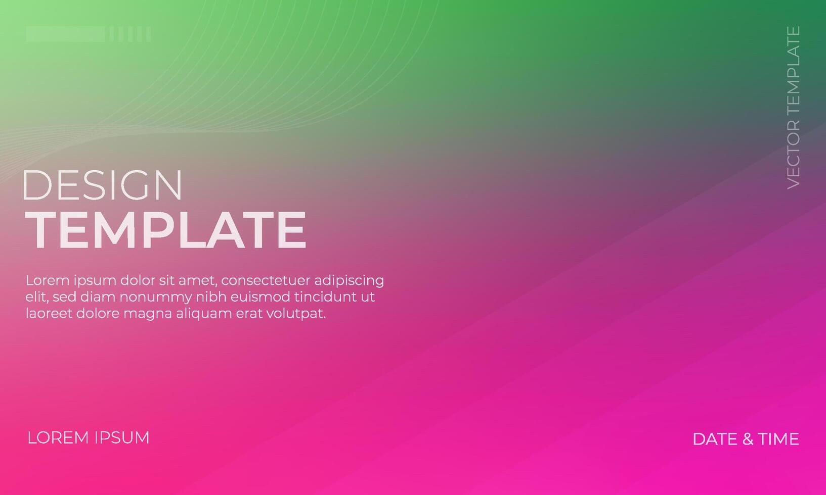 Vibrant Green and Magenta Gradient Background for Eye-catching Designs vector
