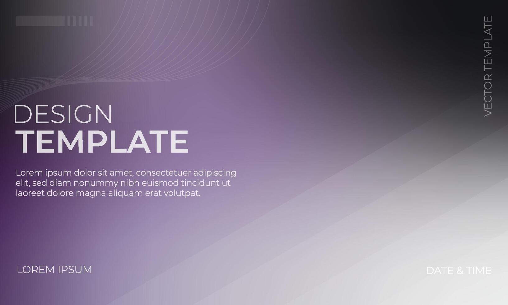 Chic Lavender and Black Gray Gradient Background Illustration vector