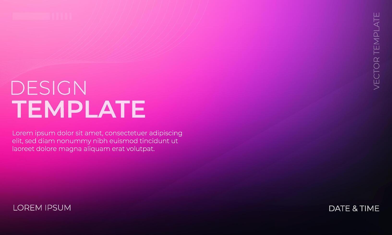 Trendy Gradient Art in Black Purple Pink Hues vector