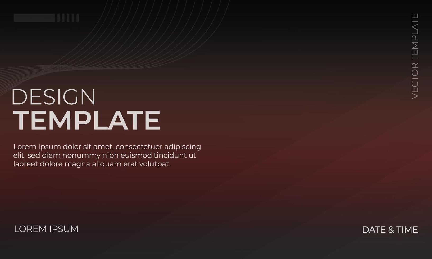Sleek Black Brown Maroon Gradient Texture Background vector