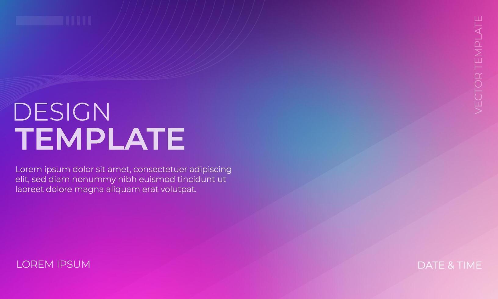 Vibrant Gradient Background Featuring Blue Purple and Magenta Tones vector