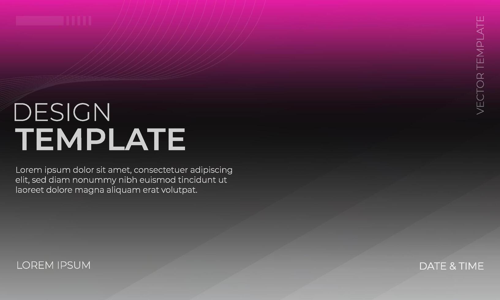 Creative Magenta and Black Gray Gradient Background Composition vector