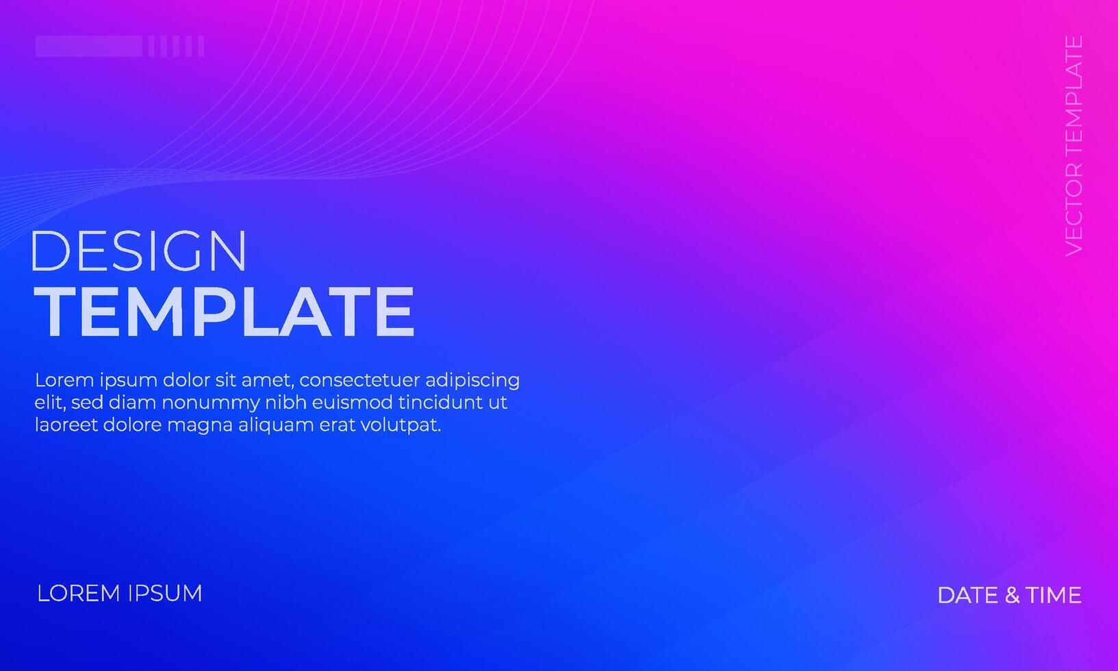 Abstract Blue Magenta Indigo Gradient Background Design vector