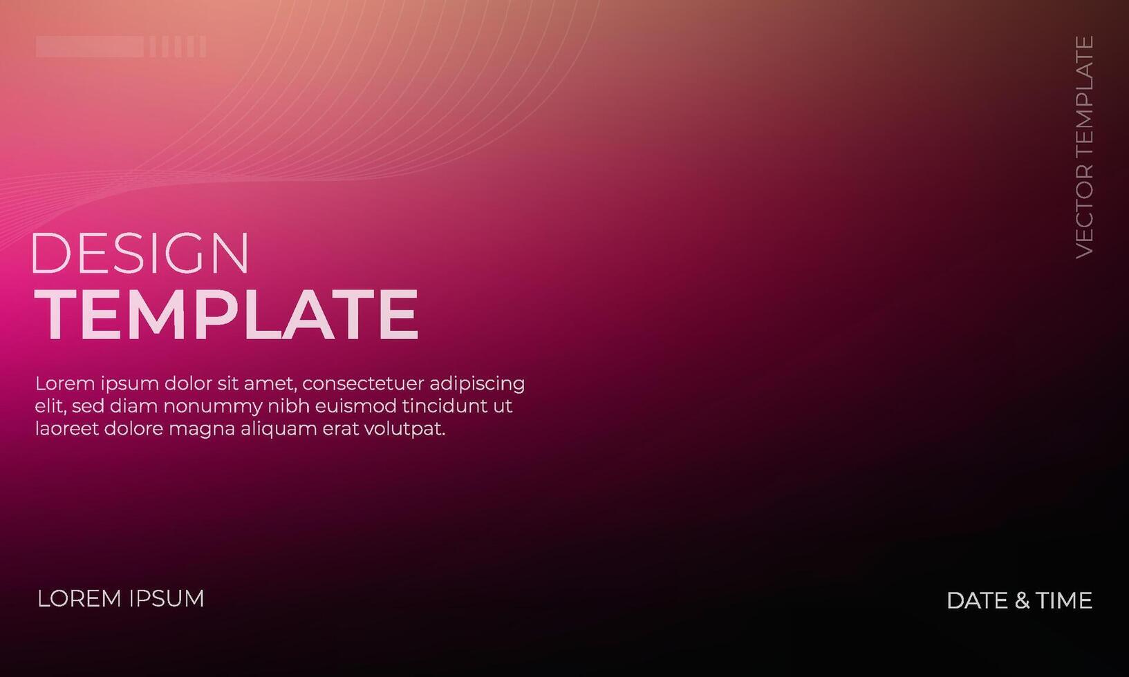 Trendy Gradient Background in Black Brown and Magenta Hues vector