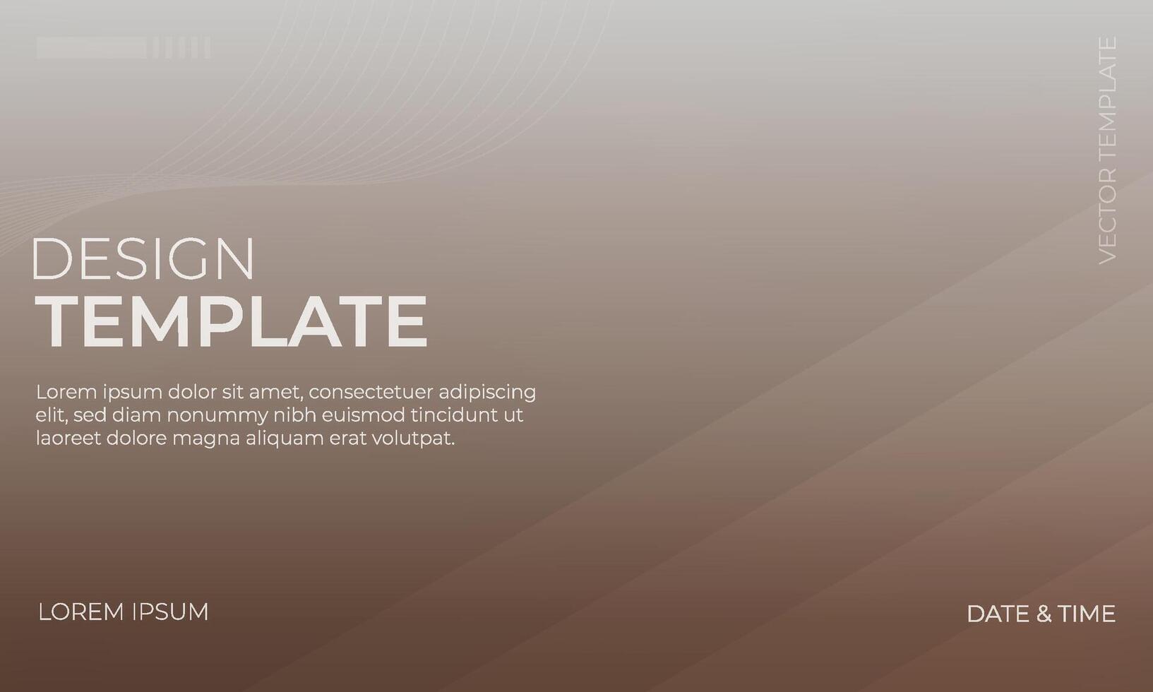 Minimalist Gray and Brown Gradient Background vector