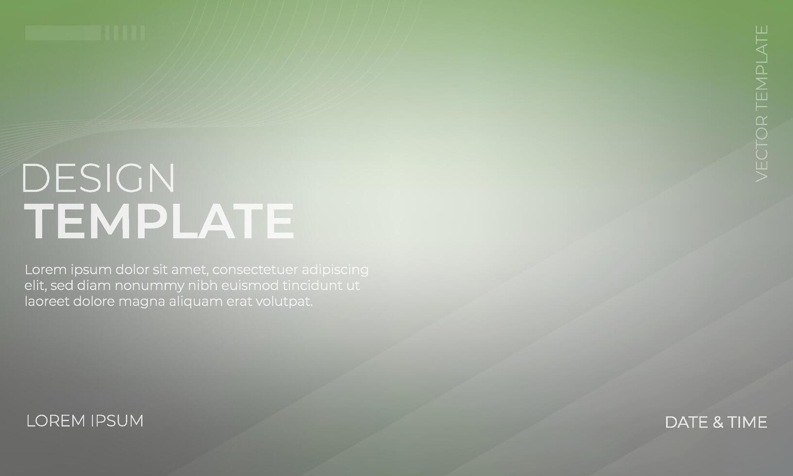 Trendy Green and Gray Gradient Background Illustration vector