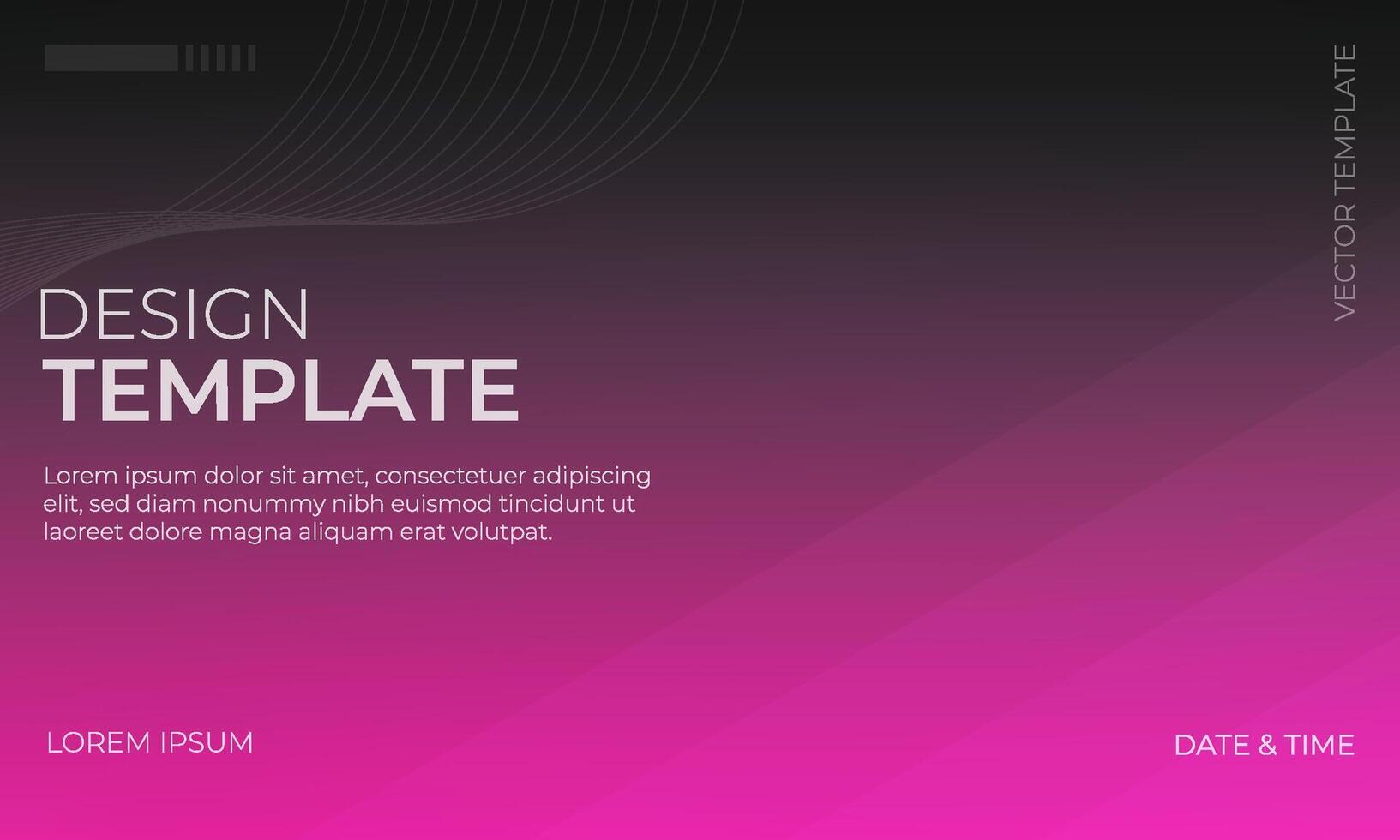 Stylish Black White Magenta Gradient Background vector