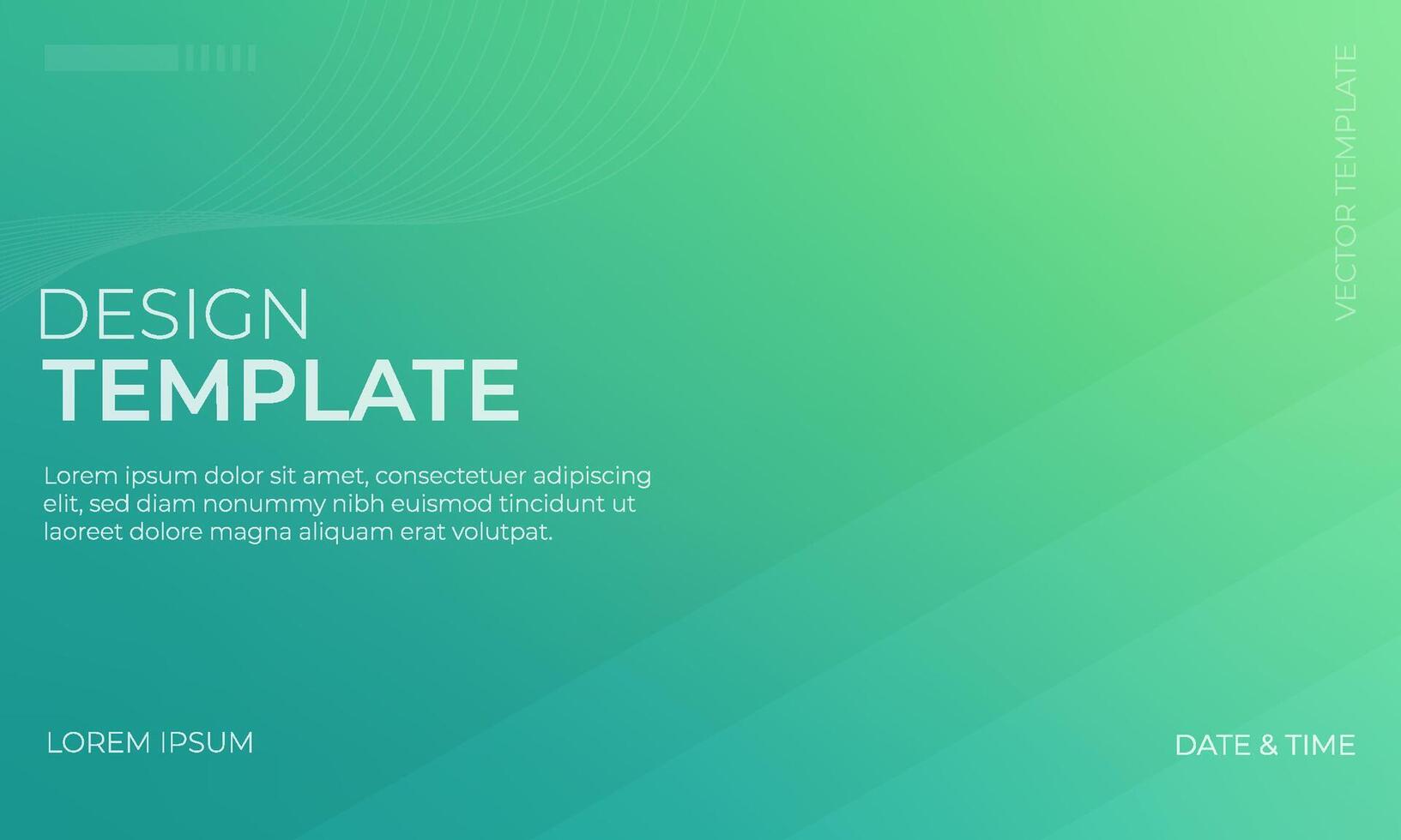 Stunning Green and Cyan Gradient Illustration for Graphic Designs vector