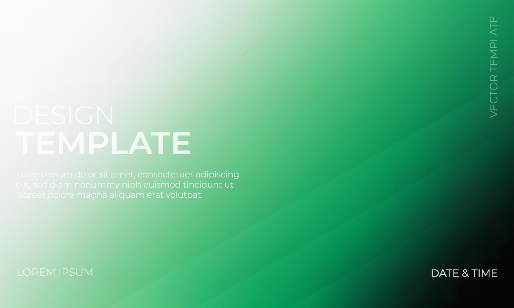 Stylish Green Black and White Gradient Background for Creative Artworks vector