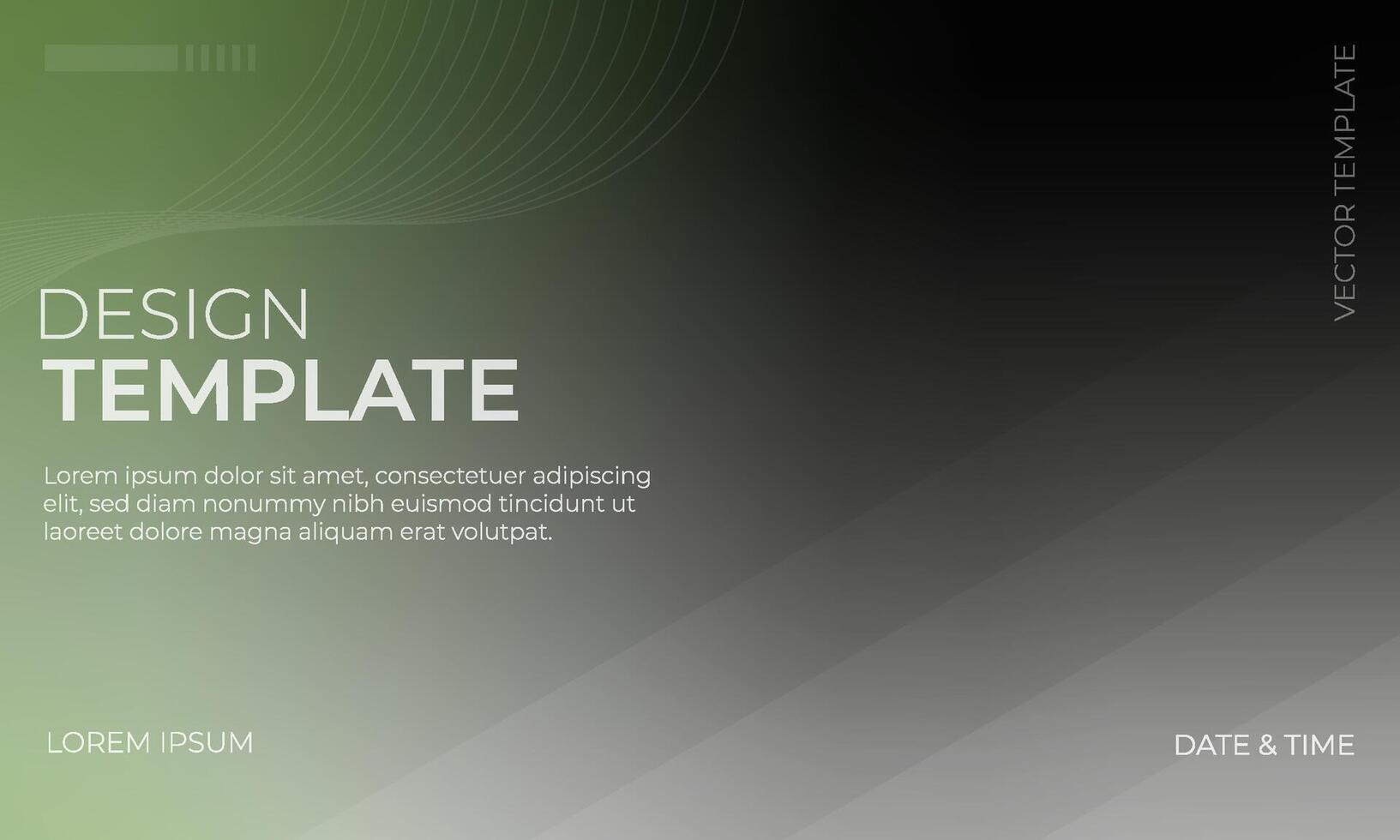 Modern Green and Gray Gradient Background Design Concept vector
