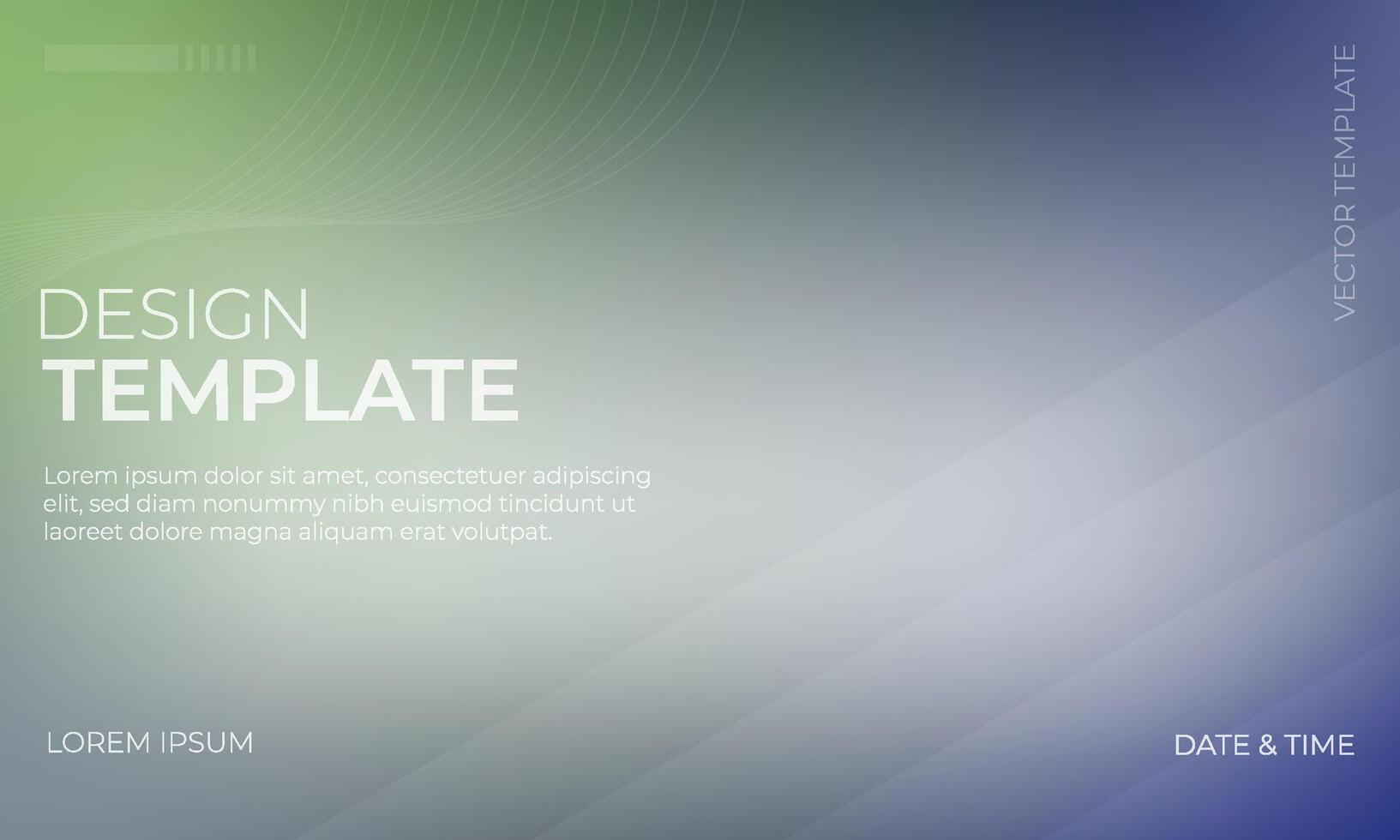 Green Gray and Indigo Gradient Background Collection for Designers vector
