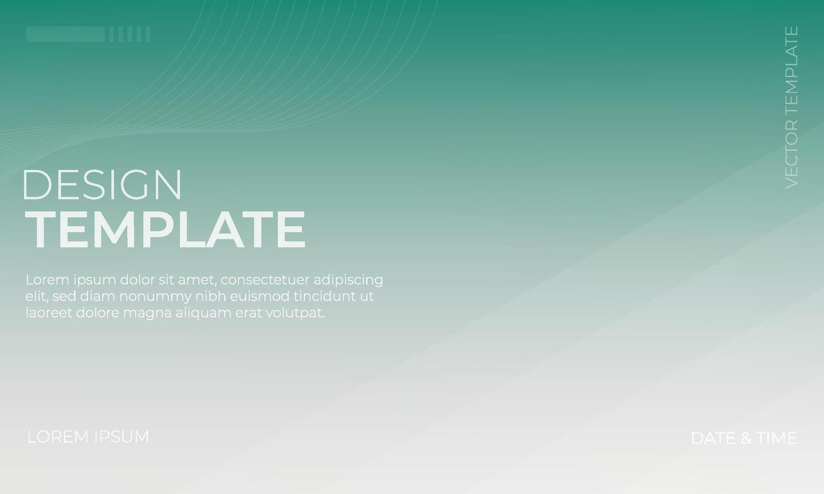 Green Gray Turquoise Gradient Background for Designs vector