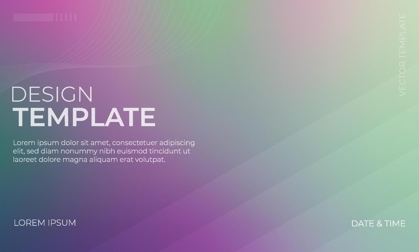 Beautiful Lavender Gradient Background with Green and Magenta Tones vector