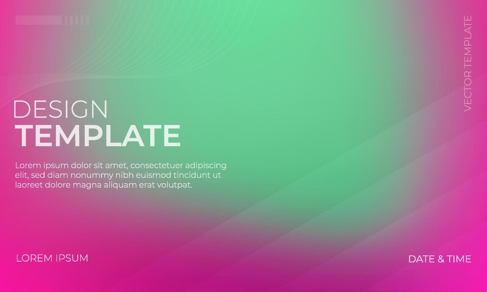 Green and Magenta Gradient Illustration for Artistic and Modern Designs vector