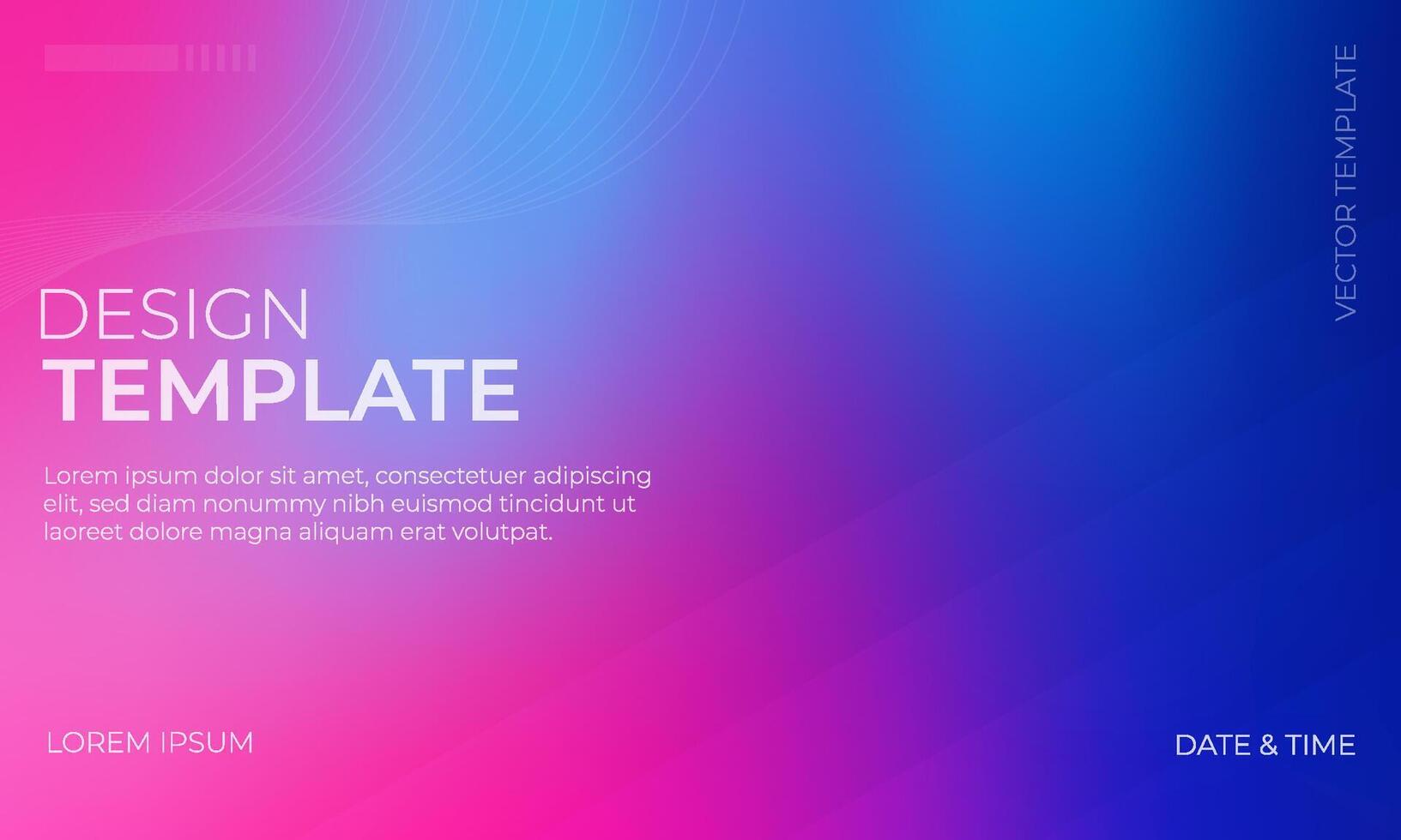 Colorful Gradient Background in Blue White and Magenta for Vibrant Visual Creations vector