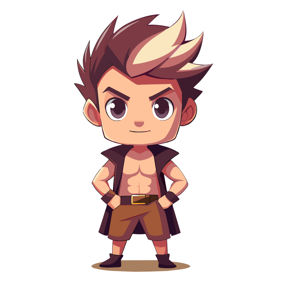 Chibi character man woman for your game character, avatar, or your cover book png