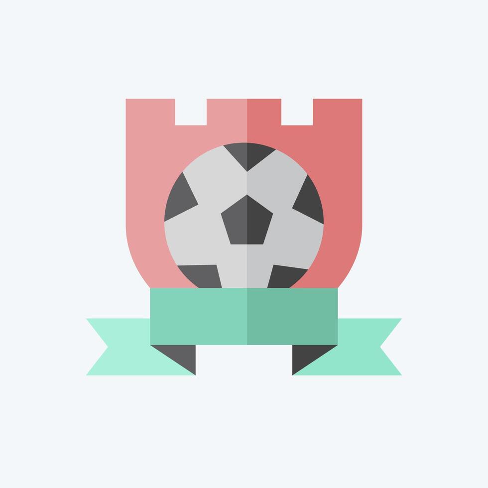 Icon Symbol Team. related to Football symbol. flat style. simple design illustration vector