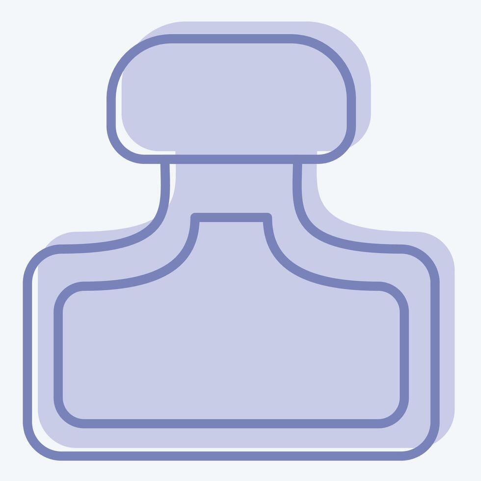 Icon Perfume. related to Woman Day symbol. two tone style. simple design illustration vector