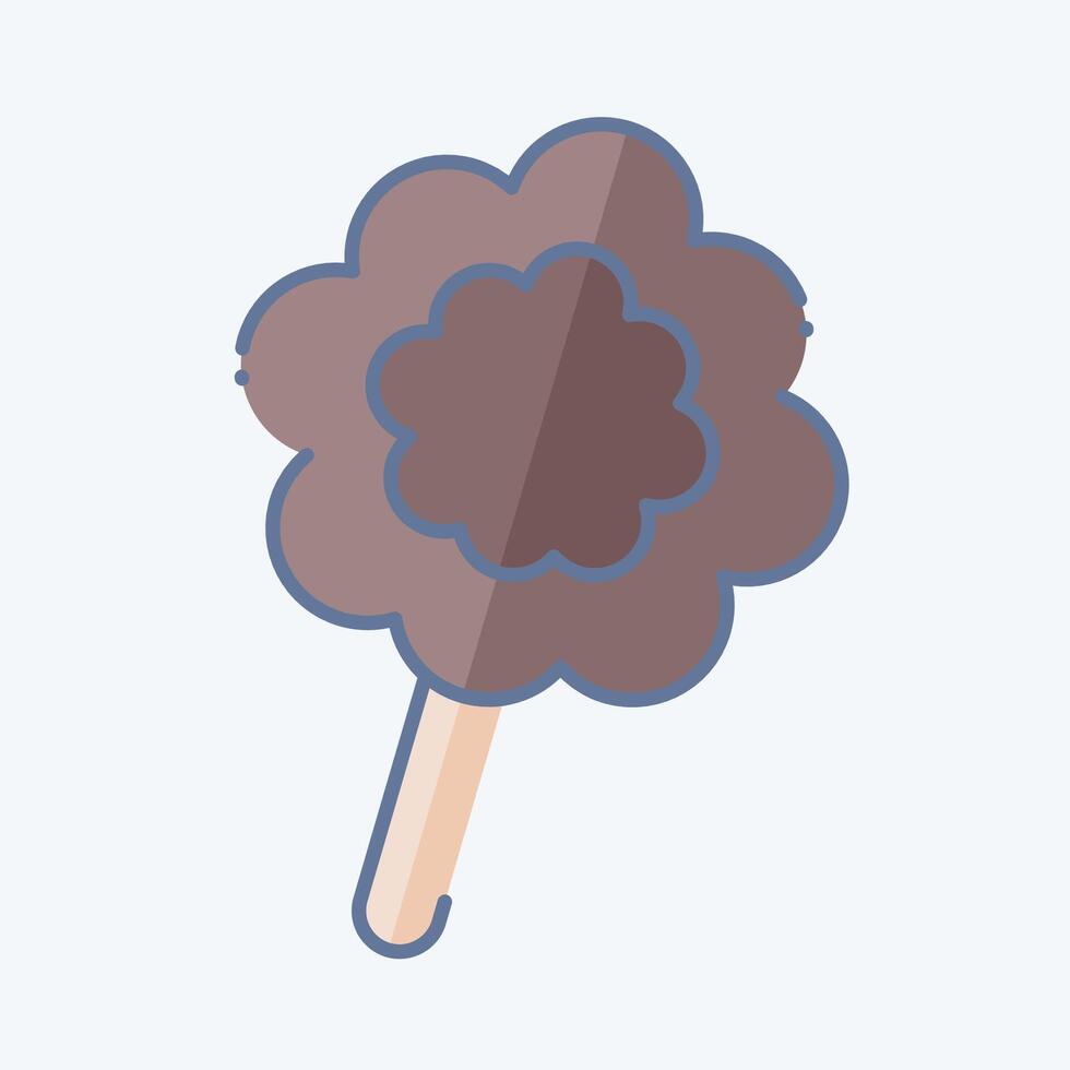 Icon Cotton Candy. related to Parade symbol. doodle style. simple design illustration vector