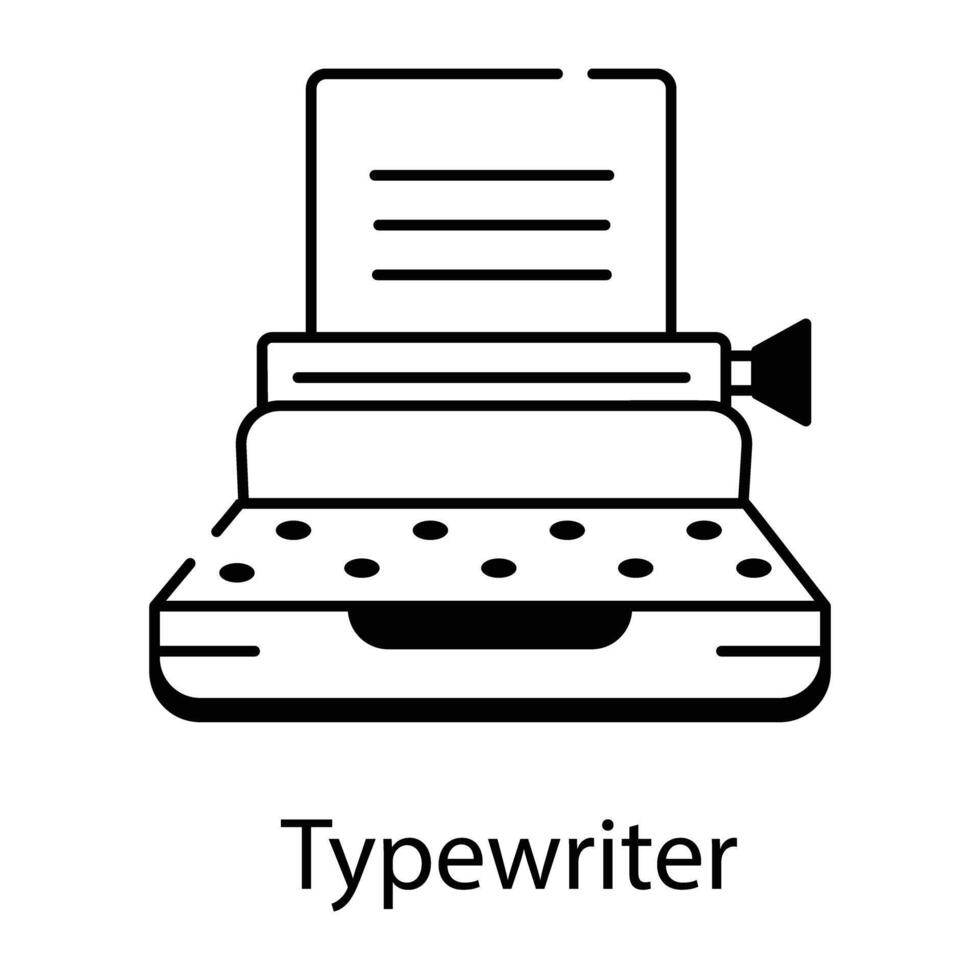 Content Writing Linear Icons vector