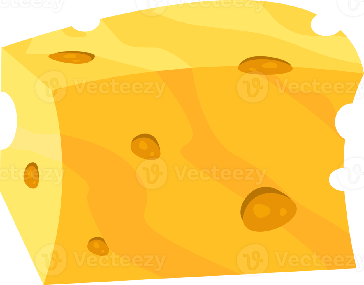 Cheese isolated cartoon art illustration Exclusive and Premium Element png