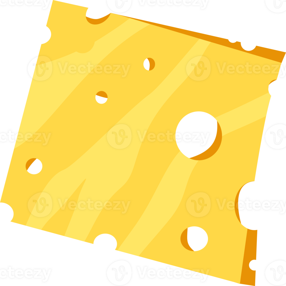 Cheese isolated cartoon art illustration Exclusive and Premium Element png