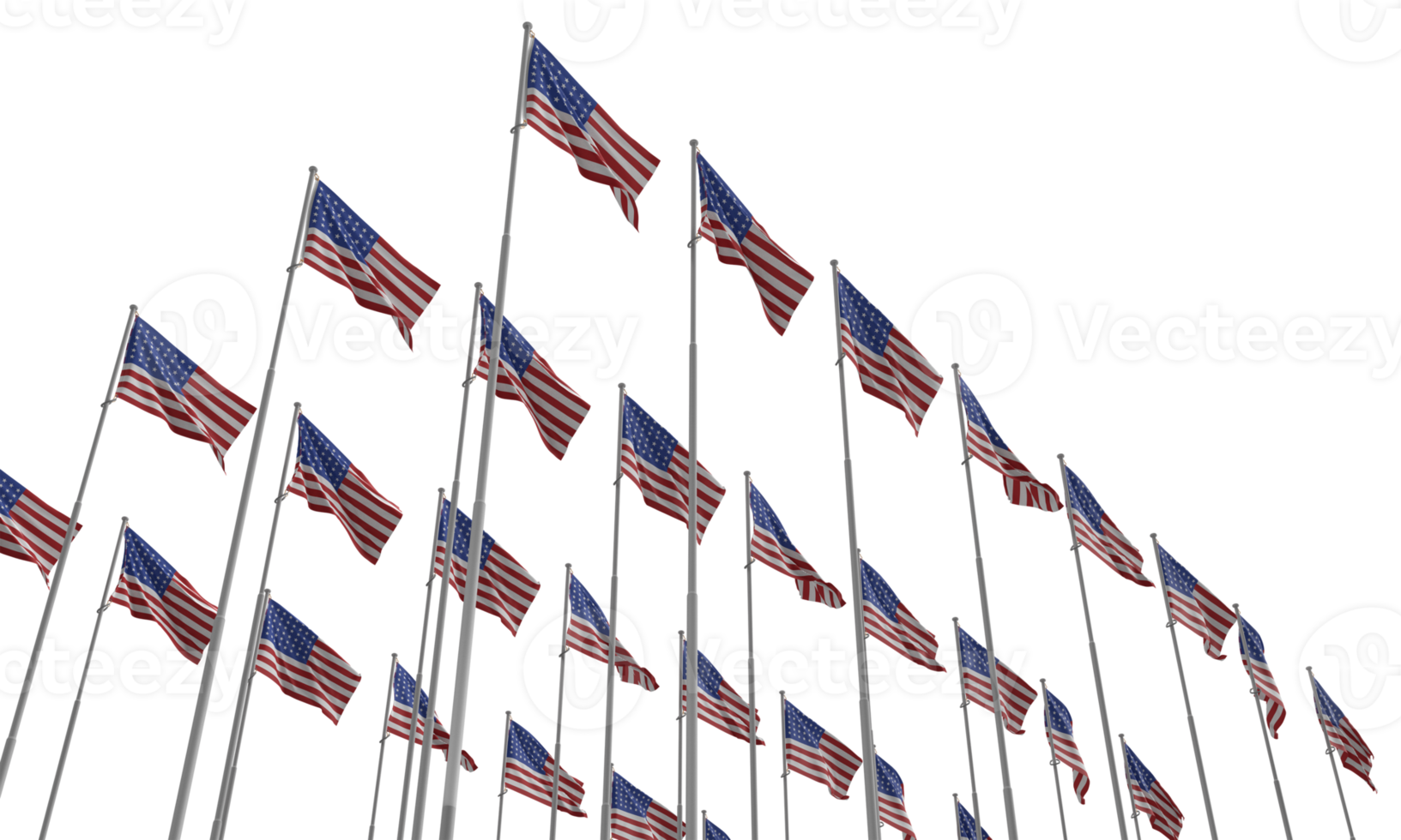 vereinigt Zustand Amerika USA uns Flagge winken Land National Objekt Patriotismus Unabhängigkeit Tag Militär- Soldat Demokratie Streifen amerikanisch Veteran Regierung 4 .. vierte Juli Monat Regierung.3d machen png