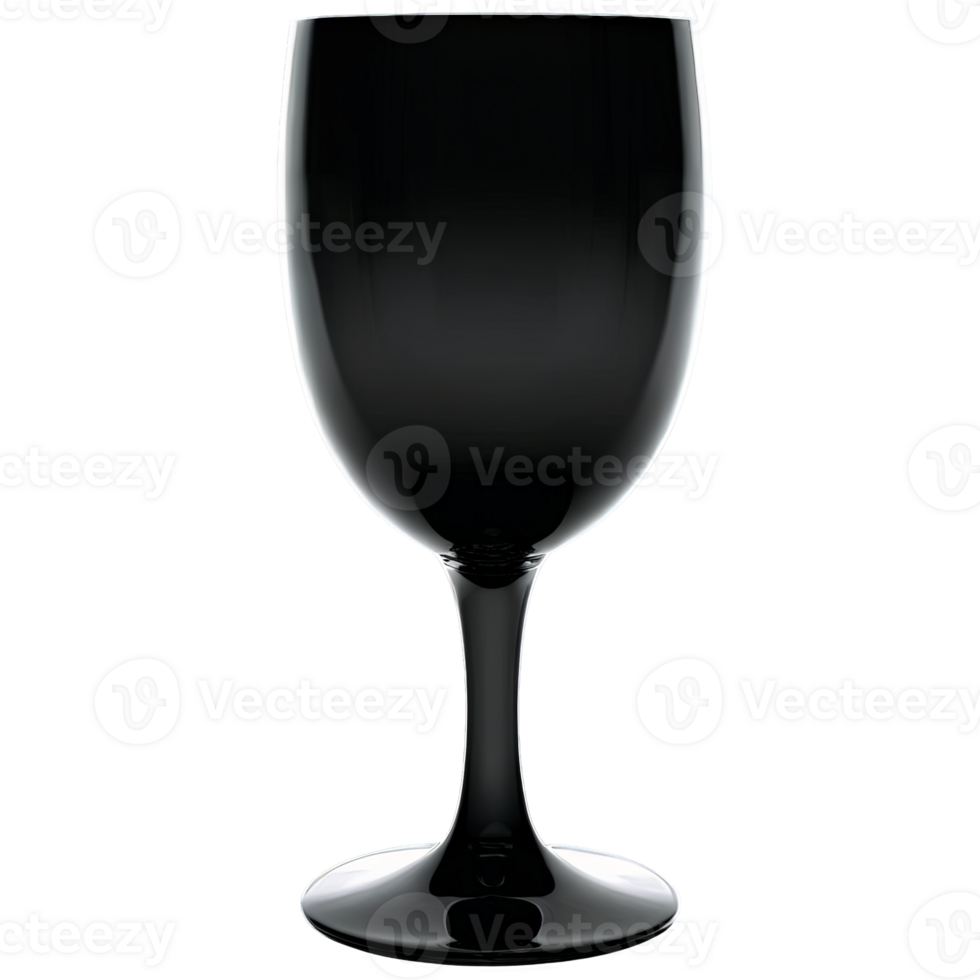 Silhouette of Goblet Glass isolated on transparent background png