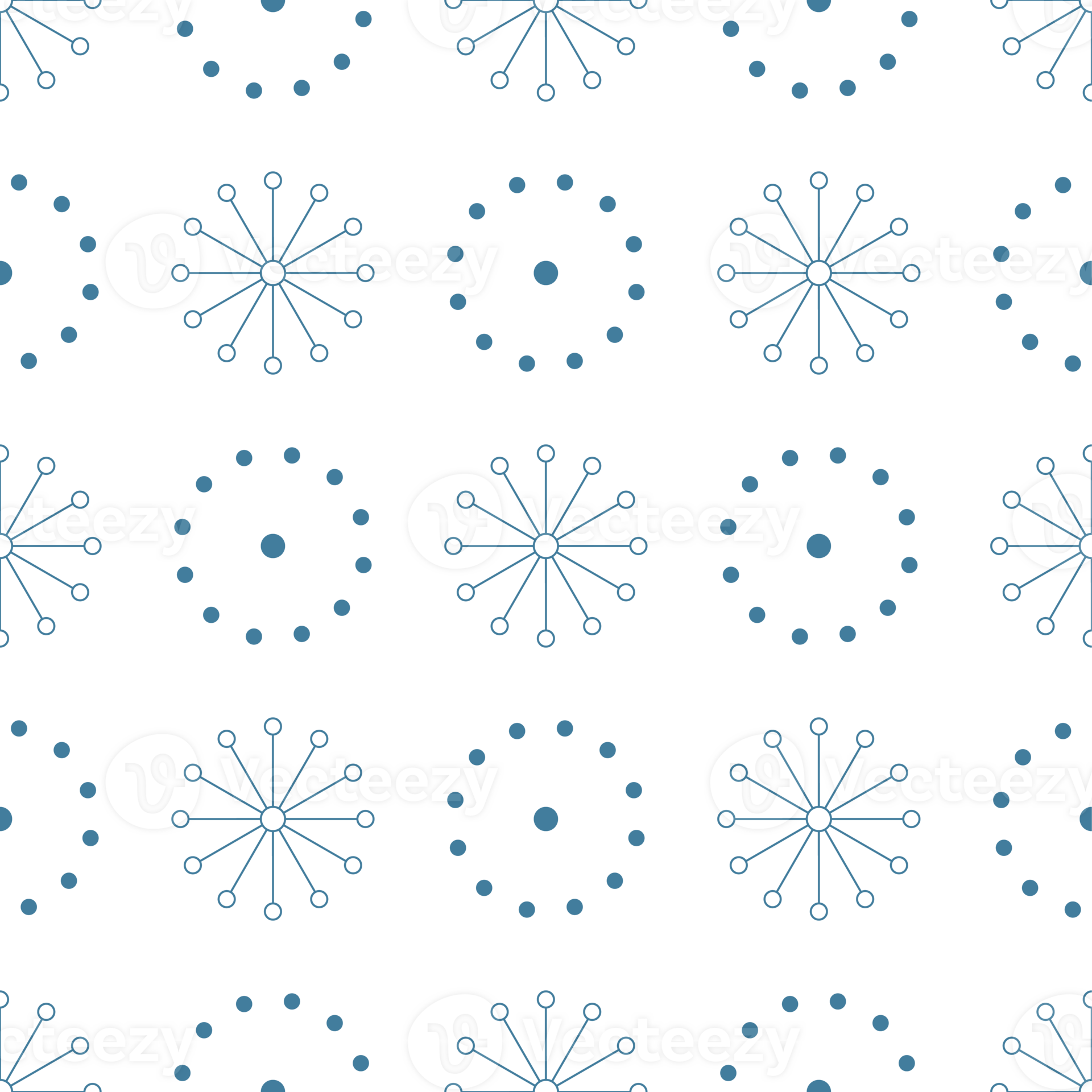 abstract illustration circle shape pollen flower or firework seamless