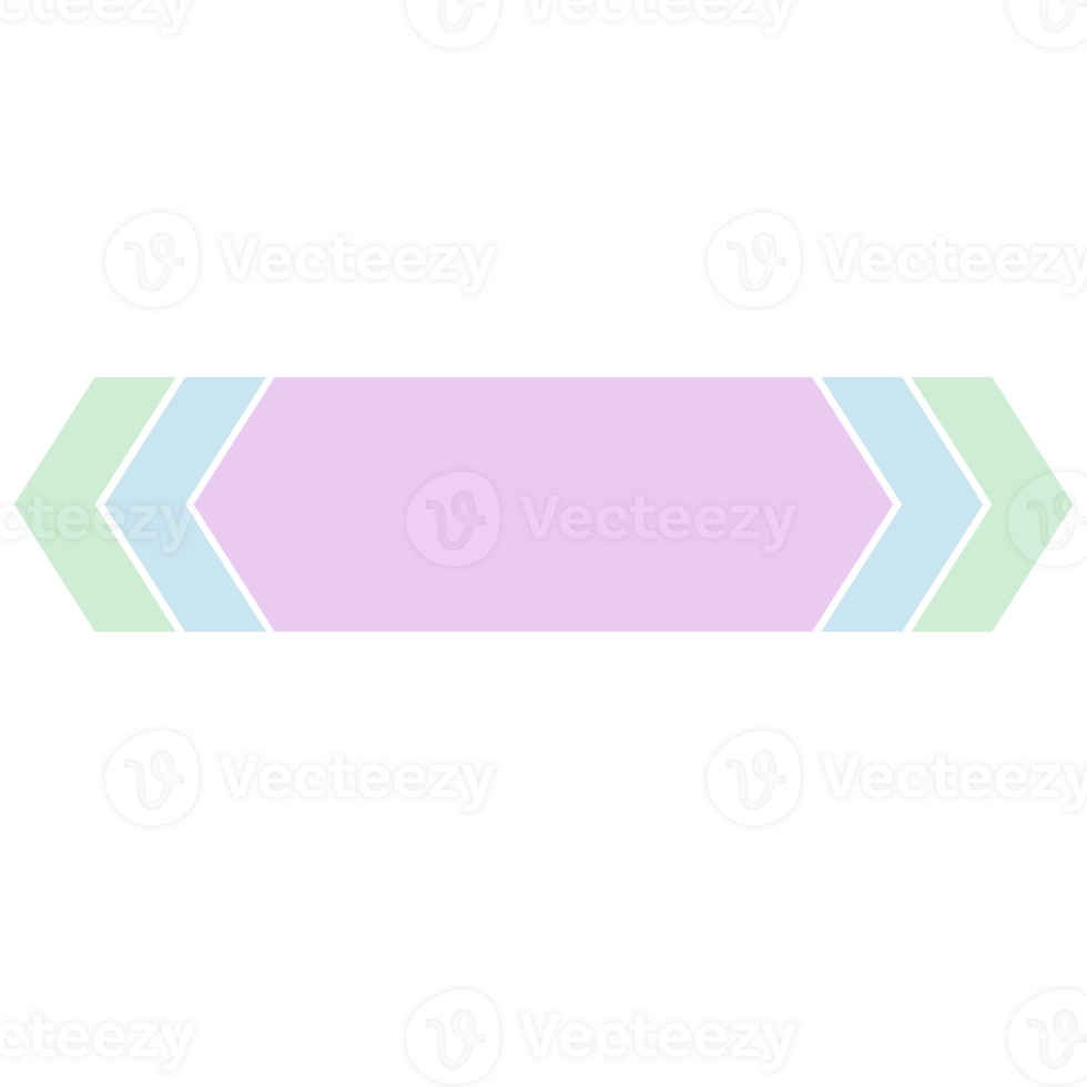 text box are pastel color arrow shape png