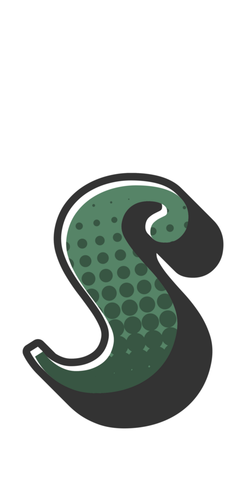 Comic Halftone Alphabet Letter and Number png