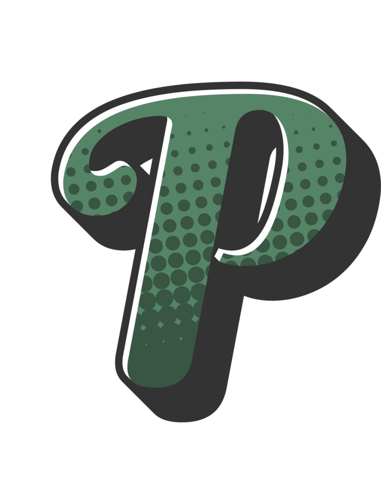 Comic Halftone Alphabet Letter and Number png