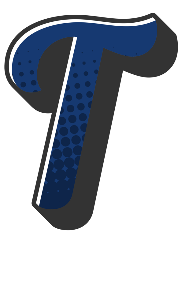 Comic Halftone Alphabet Letter and Number png