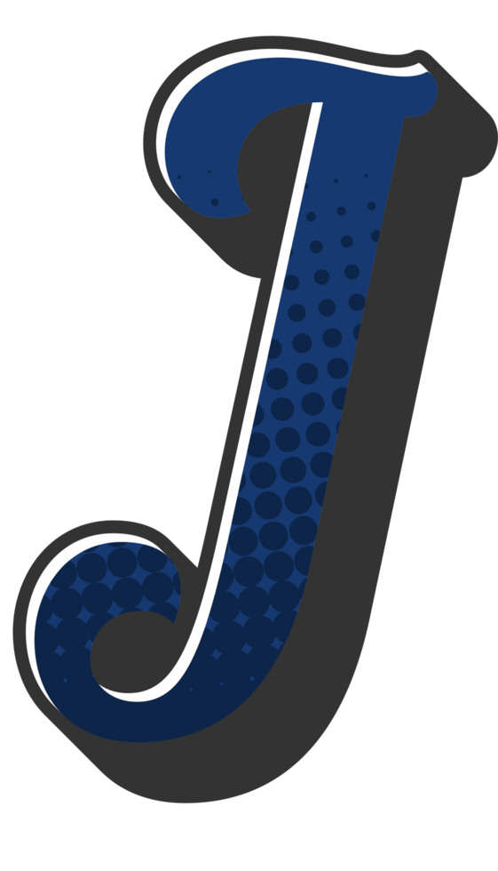 Comic Halftone Alphabet Letter and Number png
