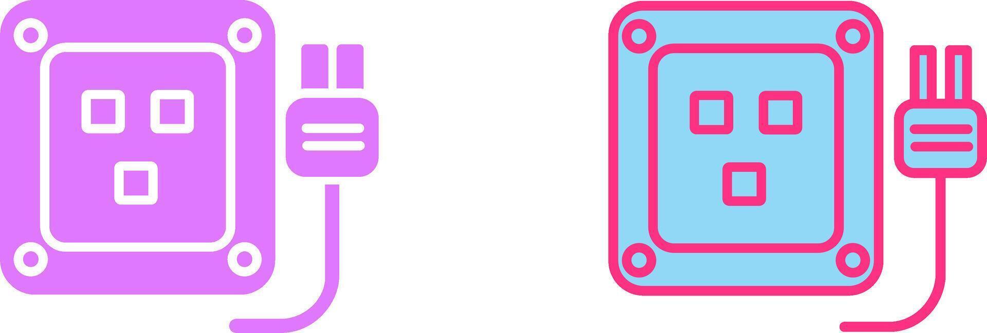 Socket Icon Design vector