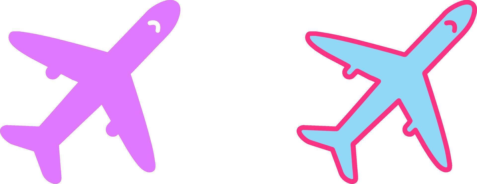 Aeroplane Icon Design vector