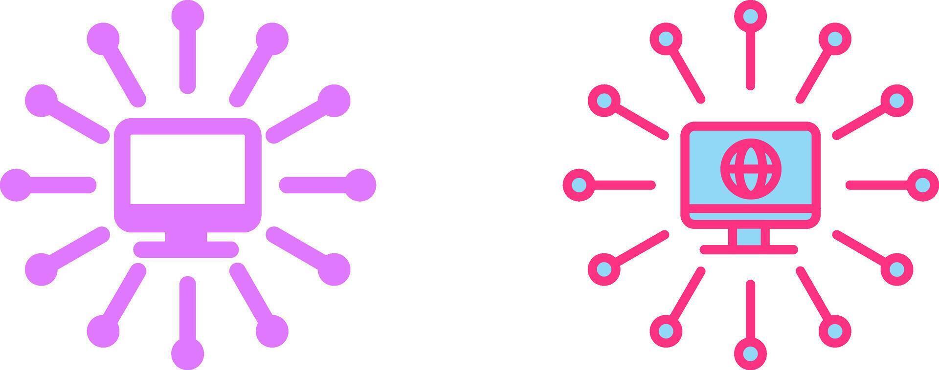 Networks Icon Design vector