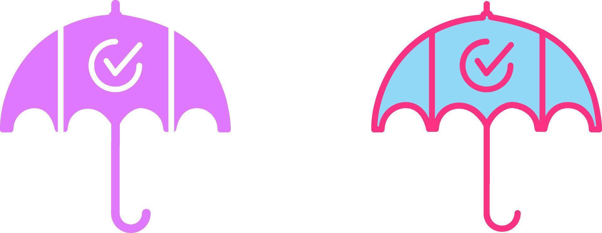 Umbrella Icon Design vector